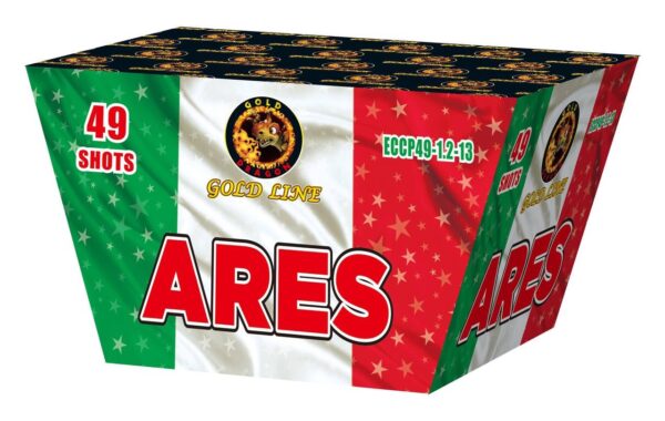 Cassetta Pirotecnica a ventaglio ARES 49 LANCI
