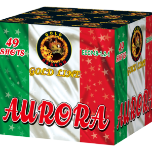 Cassetta Batteria Pirotecnica ENP49-22 AURORA 50 Lanci