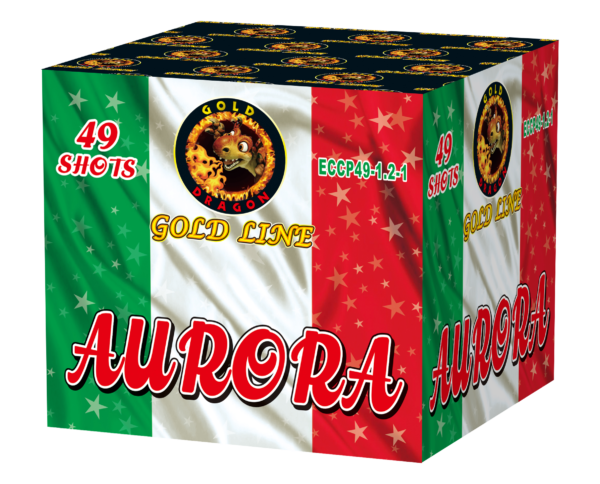 Cassetta Batteria Pirotecnica ENP49-22 AURORA 50 Lanci