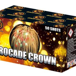 Cassetta Batteria Pirotecnica ECCP50-1.0-37 BROCADE CROWN 50 Lanci