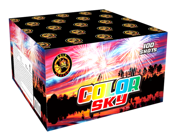 Cassetta Batteria Pirotecnica COLOR SKY 100 LANCI F2