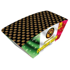 Cassetta Pirotecnica a ventaglio Crackling Willow 70 Lanci F2 JXC 18