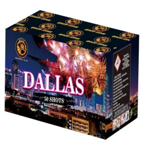 Cassetta Batteria Pirotecnica DALLAS 50 Lanci