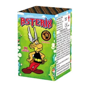 Cassetta Batteria Pirotecnica Asterix 16 Lanci F2