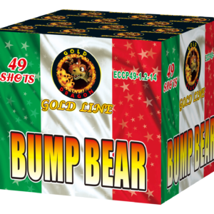 Cassetta Batteria Pirotecnica ECCP49-1.2-14 BUMP BEAR 50 LANCI 30*36*225*