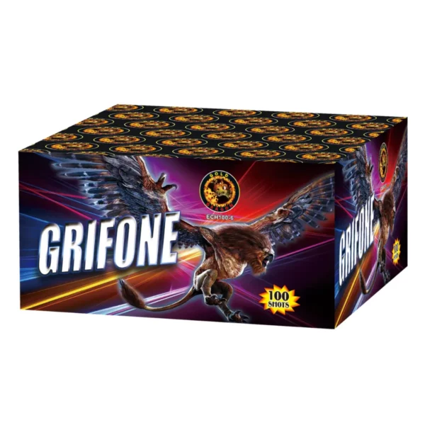 Cassetta Batteria Pirotecnica Grifone 100 Lanci F2