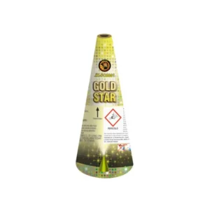 Cono Pirotecnico Golden Star 8'' 20 cm 60 secondi F2 JX-FC8001