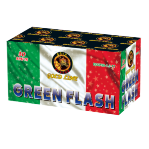 Cassetta Batteria Pirotecnica GREEN FLASH 50 Colpi