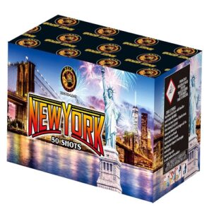 Cassetta Batteria Pirotecnica NEW YORK 50 Lanci