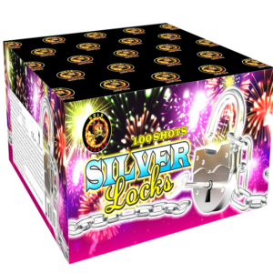 Cassetta Batteria Pirotecnica SILVER LOCKS 100 LANCI F2