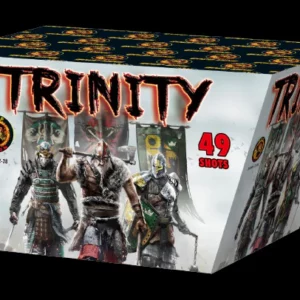 Cassetta Pirotecnica a Ventaglio TRINITY ECCP49-1.2-28 49 LANCI 30*36*225*