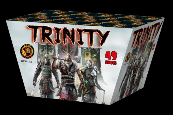Cassetta Pirotecnica a Ventaglio TRINITY ECCP49-1.2-28 49 LANCI 30*36*225*