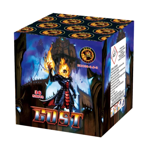 Cassetta Batteria Pirotecnica Ghost 36 Lanci F2