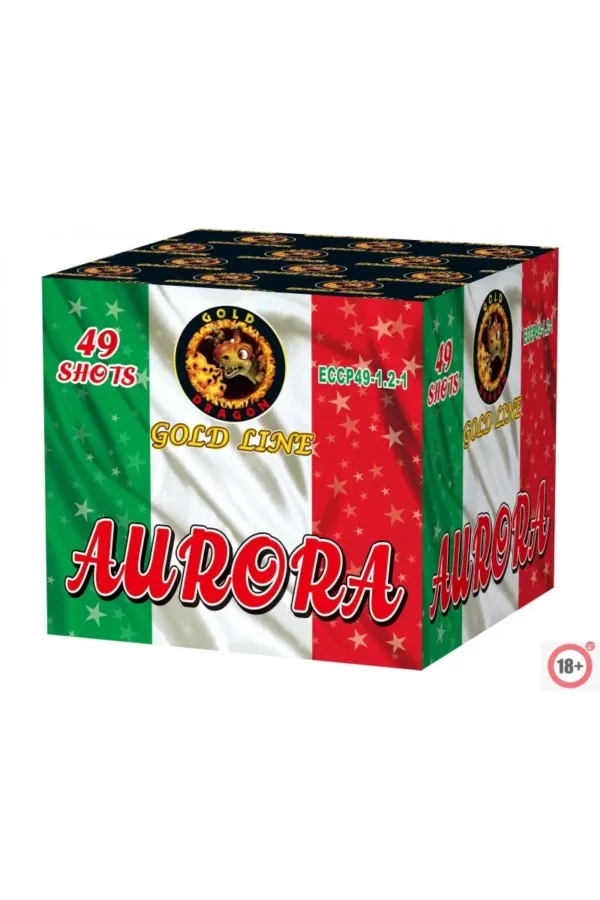 Cassetta Batteria Pirotecnica ECCP49-1.2-1 AURORA 50 Lanci