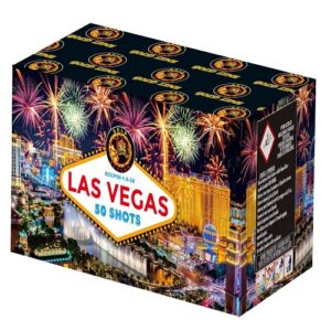 Cassetta Batteria Pirotecnica LAS VEGAS 50 Lanci
