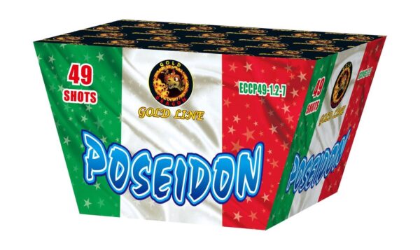 Cassetta Pirotecnica a ventaglio ENP49-16 POSEIDON 49 LANCI 30*36*225*