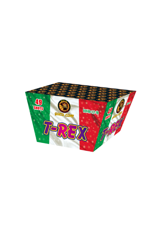 Cassetta Pirotecnica a ventaglio T-REX ENP49-20 49 LANCI 30*36*225*